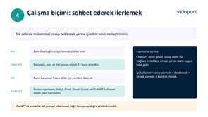 Çalışma Biçimi Sohbet