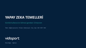 Yapay Zeka Okuryazarlığına Giriş