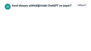 Excel Dosyası Yüklediğinizde Ne Olur?