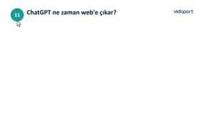 ChatGPT Web’e Ne Zaman Çıkar?