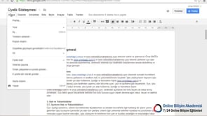 Google Dokümanlar Dosya Menüsü