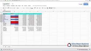 E-Tablolarda Koşullu Biçimlendirmeleri Kullanmak
