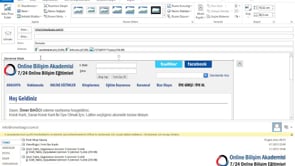 Outlook'ta E-postalara dosya, resim eklemek