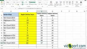 ETOPLA İşlevi ile Anlık Olarak Toplam Satış Değerini Bulmak