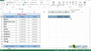 Excel'de biçimlendirme teknikleri ile çalışmak