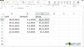 Excel'de SERİTARİH ve SERİAY işlevi ile Vade ve Ödeme günlerini takip etmek