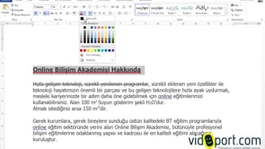 Yazıtipi grubu ve simgelerini kullanımı