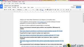 Google Dokumanları E-Posta Olarak Göndermek
