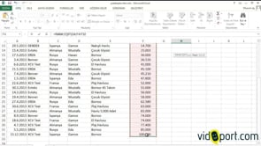 RANK.EŞİT fonksiyonu ile Excel'de rakamları sıralamak