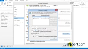 Outlook'da mailleri gönderme/alma sürelerini belirlemek