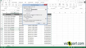 Pivot Tablolar'da Filtre Oklarını Kaldırmak