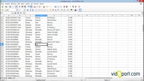 Calc'da sayfa özellikleri - baskı önizleme ile çalışmak