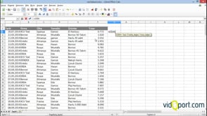 Calc programında eğer ve ve işlevlerinin birlikte kullanımı