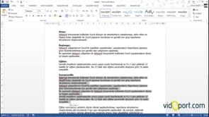 Paragrafları hızlı bir şekilde taşımak ve kopyalamak