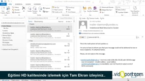 Gelen kutusundaki klasörler ile çalışmak