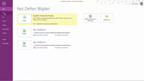 Not defterleri oluşturmak ve kullanmaya başlamak