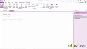 OneNote Sayfaları ve Alt Sayfalar Oluşturmak