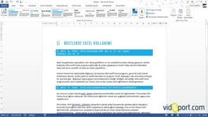 Metinleri biçimlendirmek için hazır temaları kullanmak