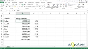 Excel'de bilinmeyen klavye yöntemleri ile işlemler yapmak