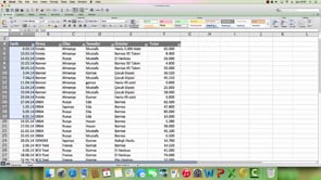 Excel:mac 2011 - Excel'de Satır-Sütun Silmeden tüm verileri temizlemek