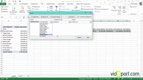 Excel'de yatay-sütun isimlerine göre sıralama
