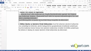 Kelime, paragrafları hızlı silme yöntemleri