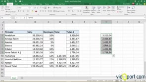 Excel'de Dizi Formülleri Nasıl Kullanılır.