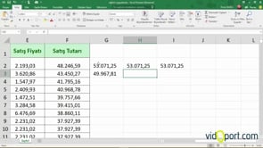 Excel'de rakamların yüzdesel fazlalığını bulmak