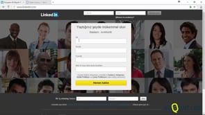 Linkedin'e üye olmak ve kullanmaya başlamak