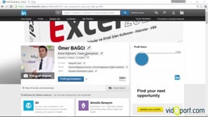 Linkedin'de bağlantılarınızın içinde sıranızı görmek