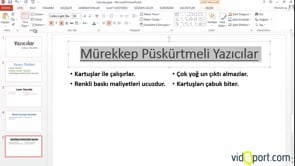 PowerPoint Slaytlar eklemek, silmek, yer değiştirmek
