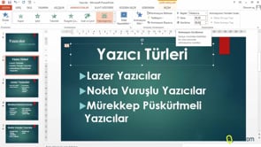 PowerPoint Slaytlarınıza animasyonlar eklemek