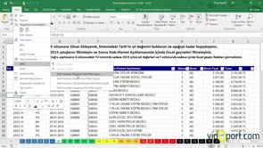Excel Uygulama Soruları-7. soru ve çözümü