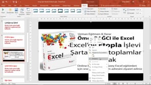 Youtube'daki videoları slaytlarınıza eklemek ve çalıştırmak