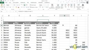 Excel EĞER Formülü Kullanımları 4. Örnek