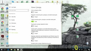 Windows 10'da Görev Çubuğunu Gizlemek ve Göstermek