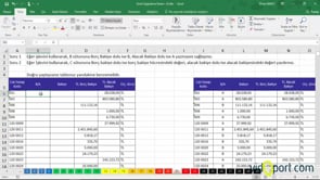 Excel Uygulama Soruları-21. soru ve çözümü