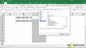 Excel'de telefon numaralarını (###) ###-##-## şeklinde girmek