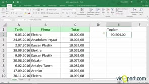 F2 ve F9 Tuşları ile formülleri sabit değere dönüştürmek
