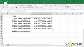 Excel'de tahakuk fiş numaralarında rakamların gruplanmasını önlemek