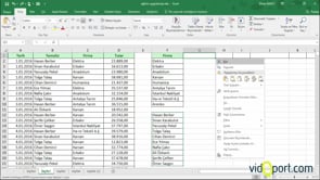 Excel'de satırdaki değerleri sütunlara yapıştırma