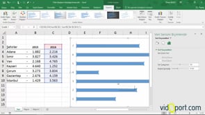 Excel'de Tornado Grafikleri