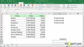 Excel'de seçimden Ad oluşturma ve formüllerde kullanmak
