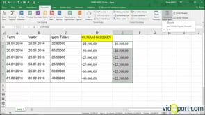 Excel'de özel çarp ile değerleri ve hesaplamaları otomatik olarak yapmak