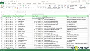 Excel'de Metinleri sütunlara bölmek