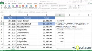 Formülleri değerlendir özelliğini kullanmak