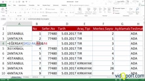 DÜŞEYARA ve EĞERSAY ile Verileri ayrı sayfalarda listelemek