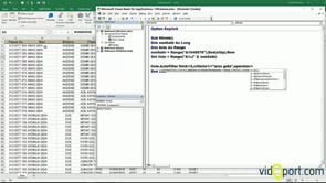 VBA kodlarını kullanarak, filtreleme işlemini gerçekleştirmek