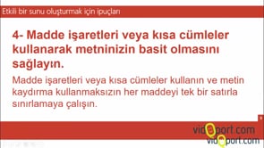 Özel Slayt Gösterisi nasıl yapılır?