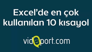 [Slayt]- Excel'de en çok kullanılan 10 Kısayolu